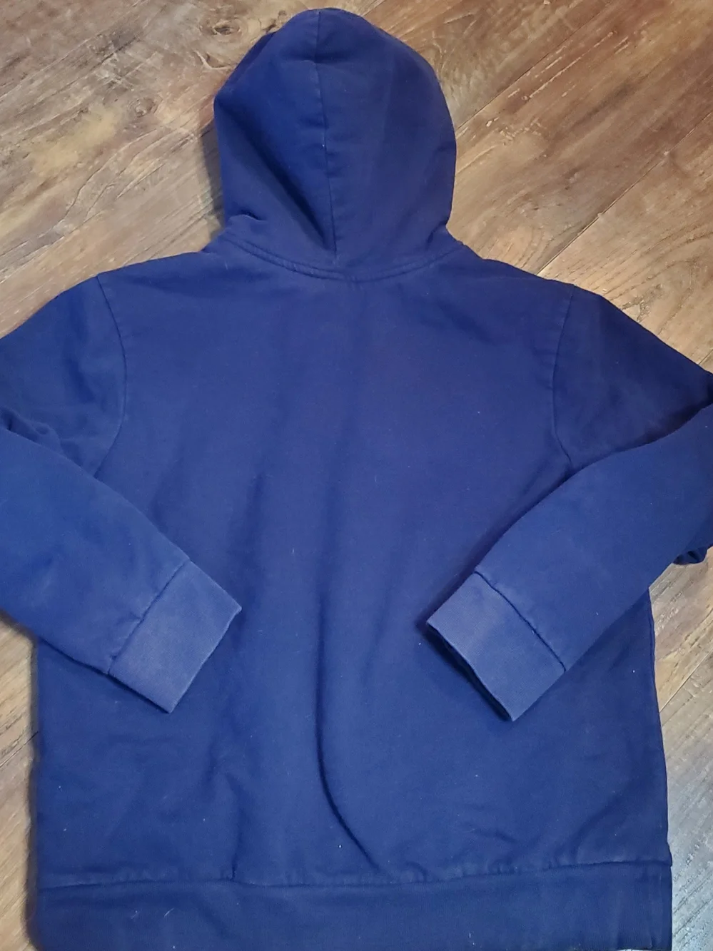 The Children's Place Navy Zip-Up Hoodie with Orange '1989' Applique